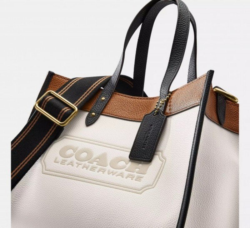 Coach Field Tote Bag ( White )