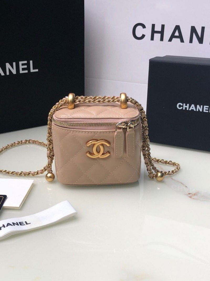 Chanel Small Vanity Leather Bag