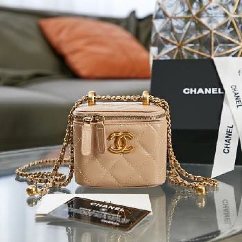 Chanel Small Vanity Leather Bag