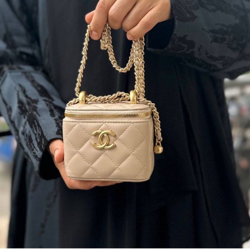 Chanel Small Vanity Leather Bag