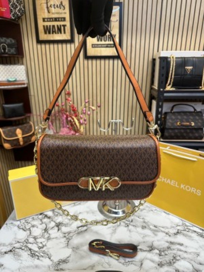 Michael Kors Mk Parker Leather ( Brown )