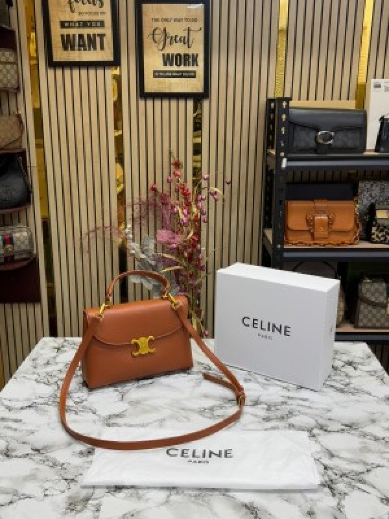Celine Triomphe Classic Bag ( Brown )
