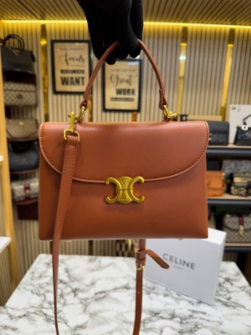 Celine Triomphe Classic Bag ( Brown )