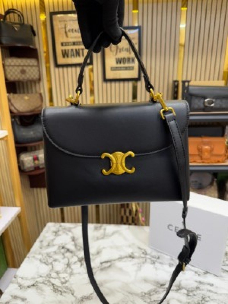 Celine Triomphe Classic Bag ( Black )