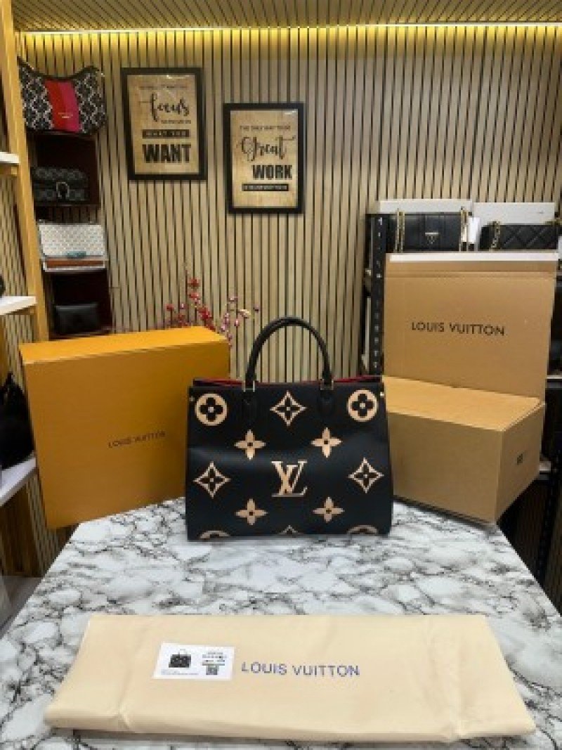 LV Onthego Mm Empreinte Tourterelle Bicolour ( Black )