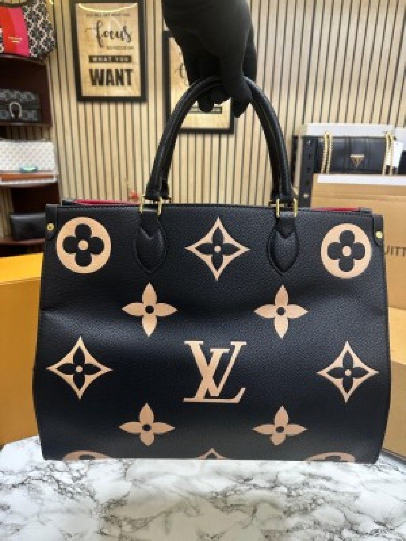 LV Onthego Mm Empreinte Tourterelle Bicolour ( Black )
