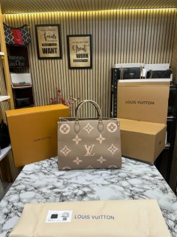 LV Onthego Mm Empreinte Tourterelle Bicolour ( Khaki )