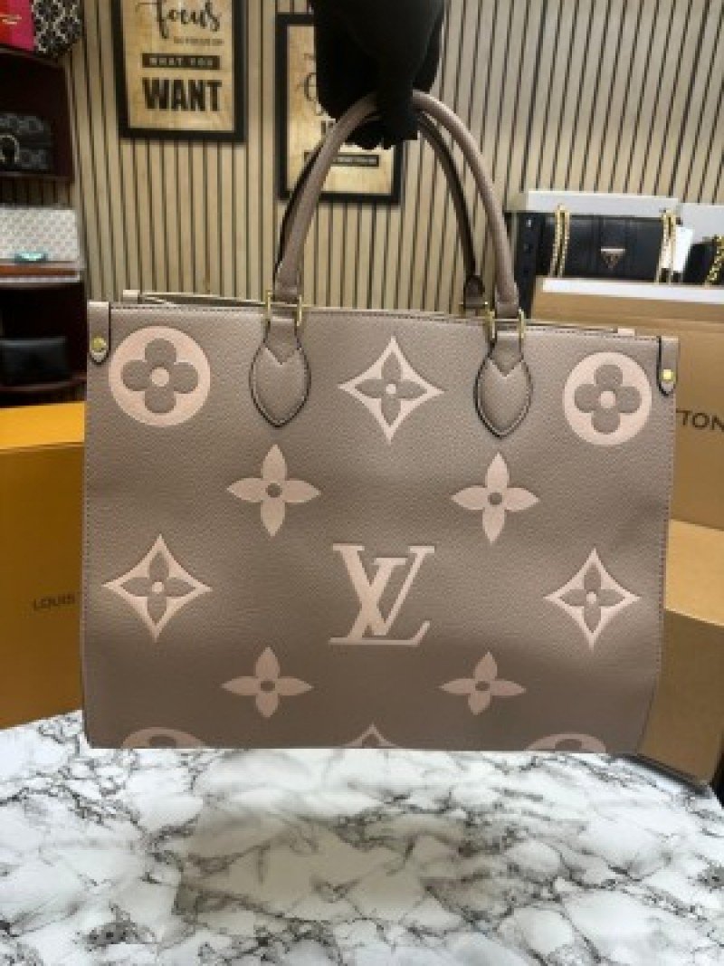 LV Onthego Mm Empreinte Tourterelle Bicolour ( Khaki )