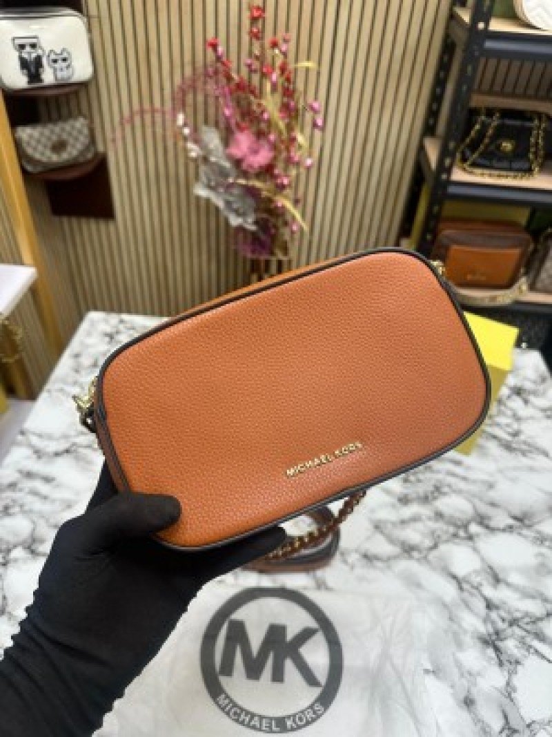 Michael Kors Jet Set Dual Shoulder Bag ( Biege Brown )