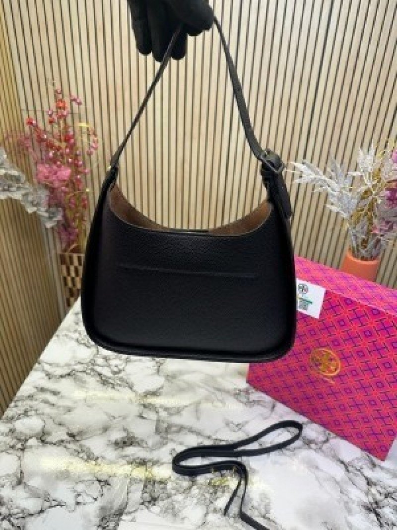 Tory Burch Womens Miller Small Classic Shoulder Handbag ( Black )