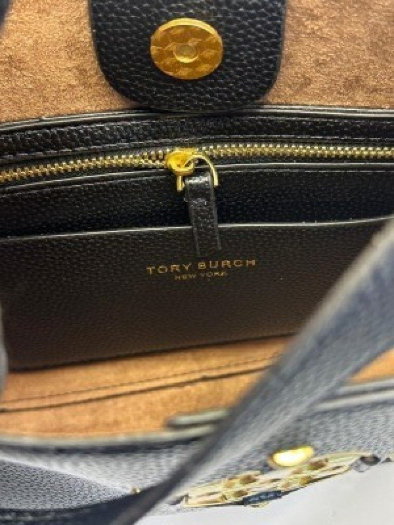 Tory Burch Womens Miller Small Classic Shoulder Handbag ( Black )
