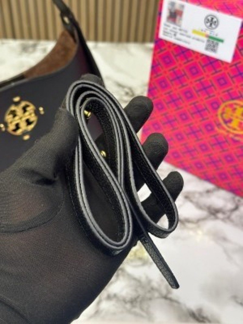 Tory Burch Womens Miller Small Classic Shoulder Handbag ( Black )