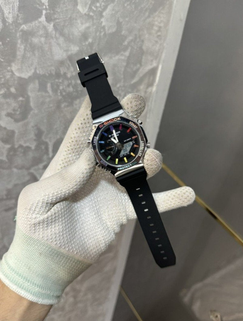 G-Shock Silver Metal Dial Rainbow