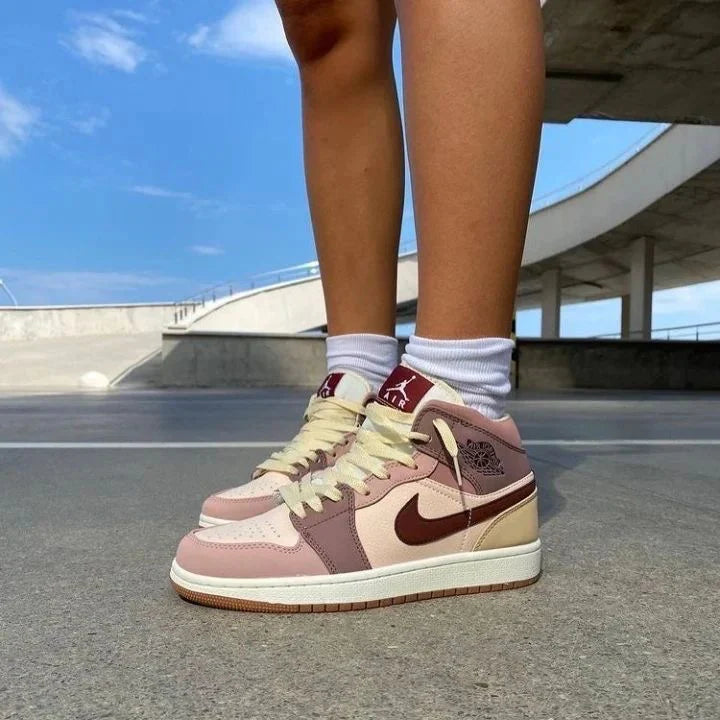 AJ1 Mid 'Dark Pony Smoky Mauve' (Women's)