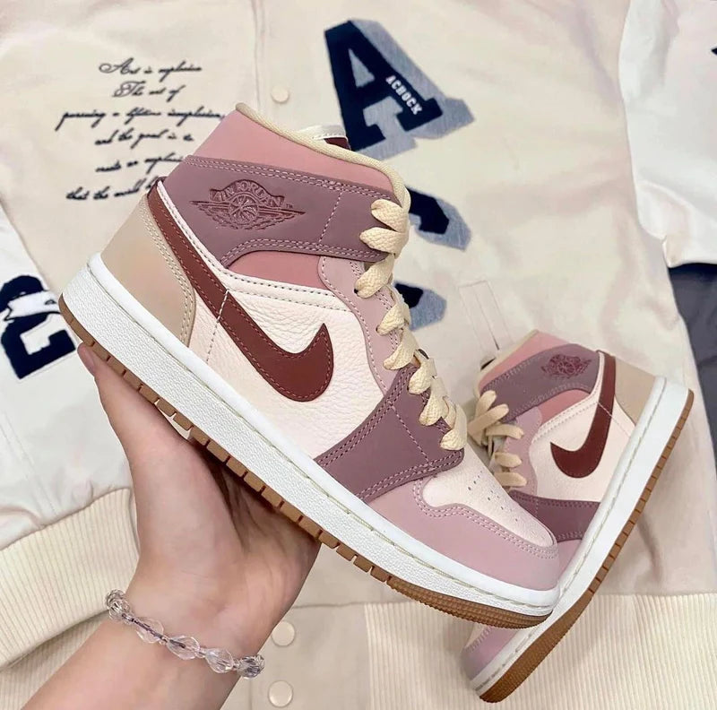 AJ1 Mid 'Dark Pony Smoky Mauve' (Women's)
