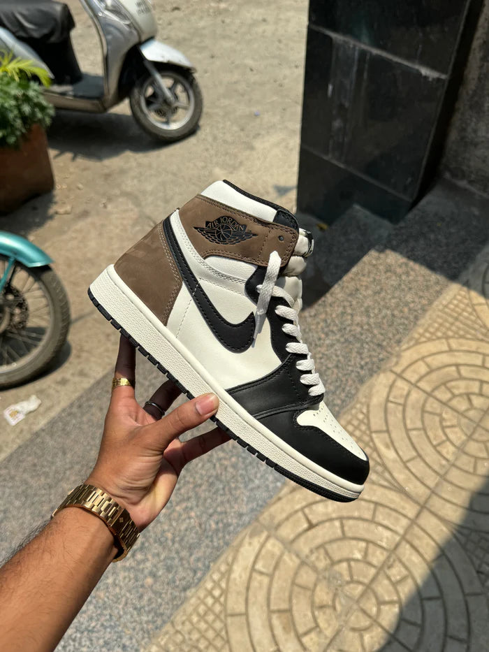 AJ 1 High 'Dark Mocha' (Top Batch & Acessories)