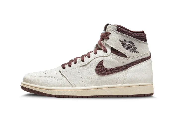 AJ1 High X A Ma Maniere 'Sail And Burgundy' (Top Batch & Acessories)