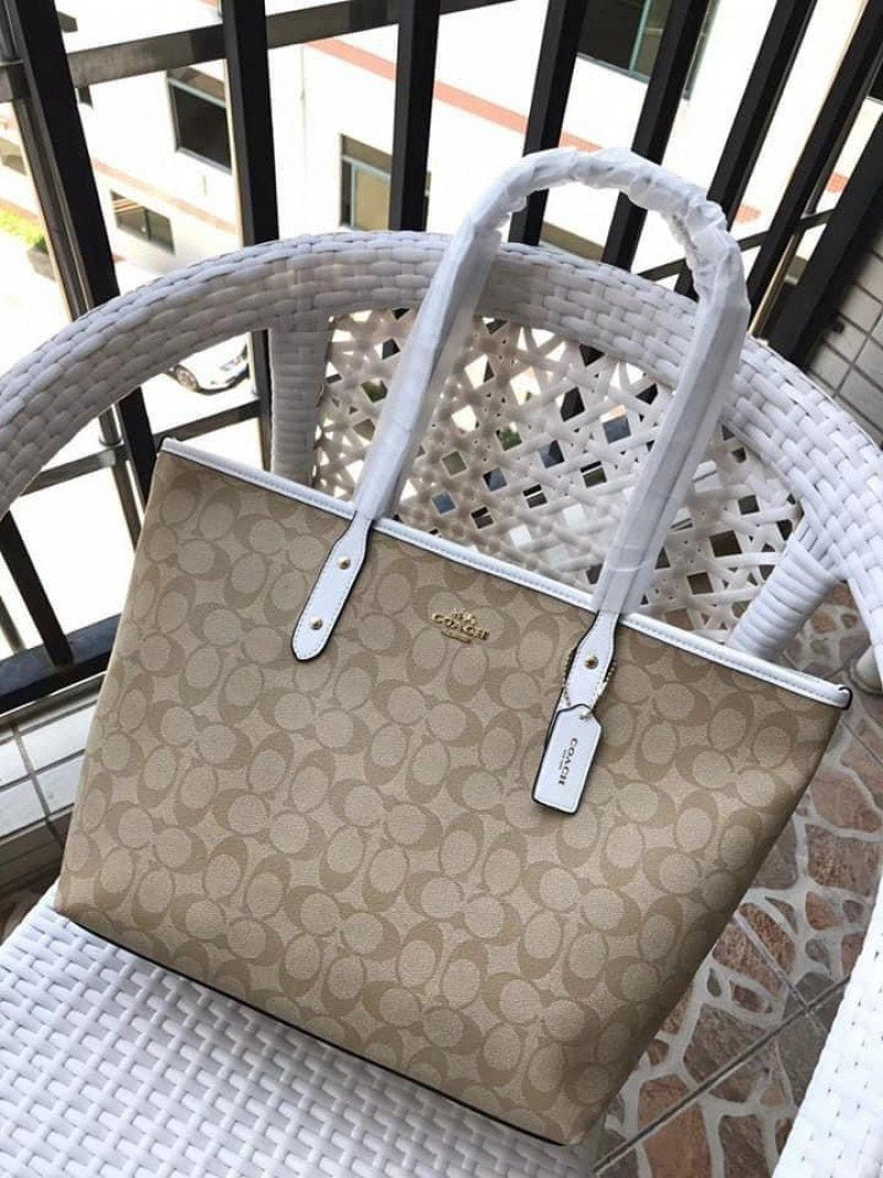 Coach City Tote ( White )