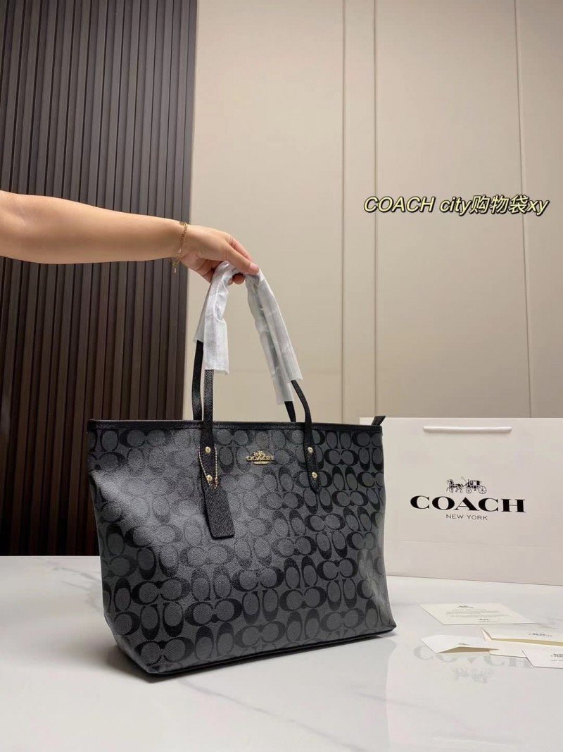 Coach Mono City Tote ( Black )
