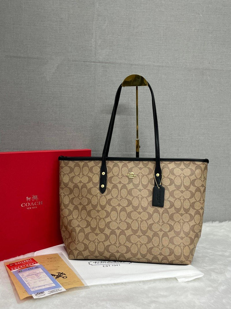 Coach City Tote ( Black )