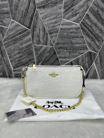 Coach Larewhite Wristlet ( White )