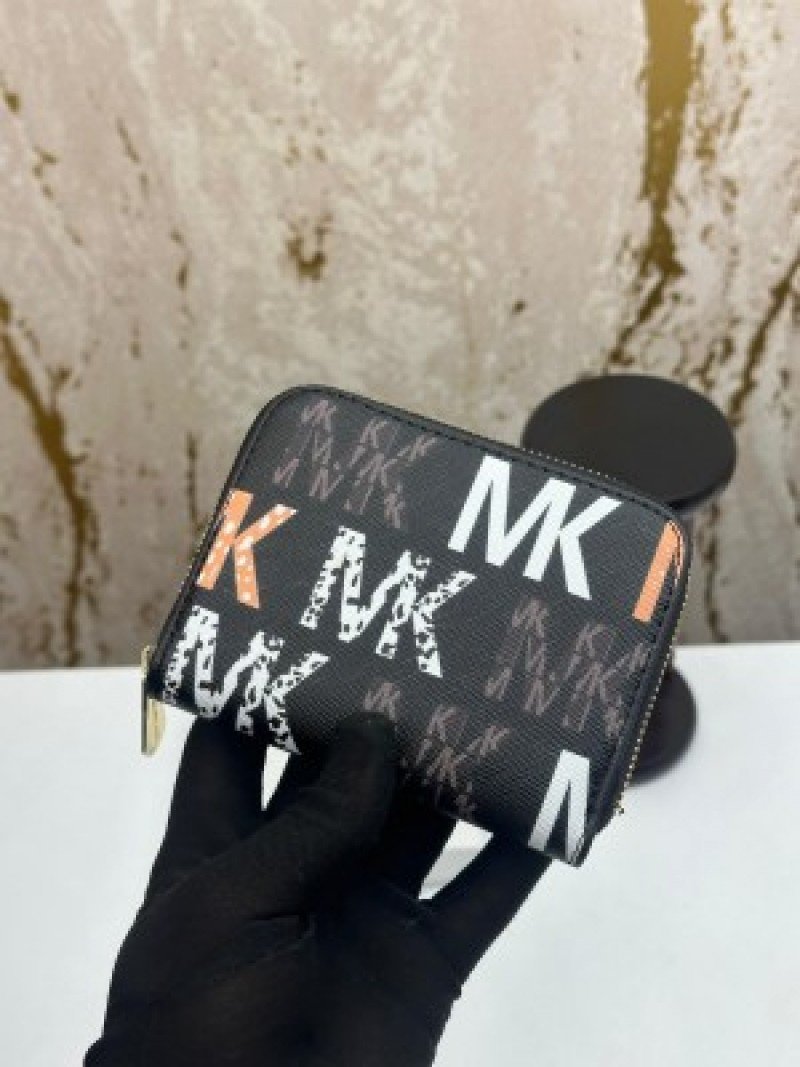 Michael Kors Zip Wallet[ Black ]