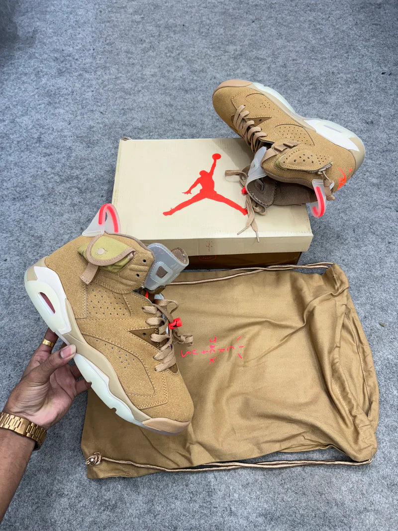 Retro 6 X Travis Scott 'British Khaki'