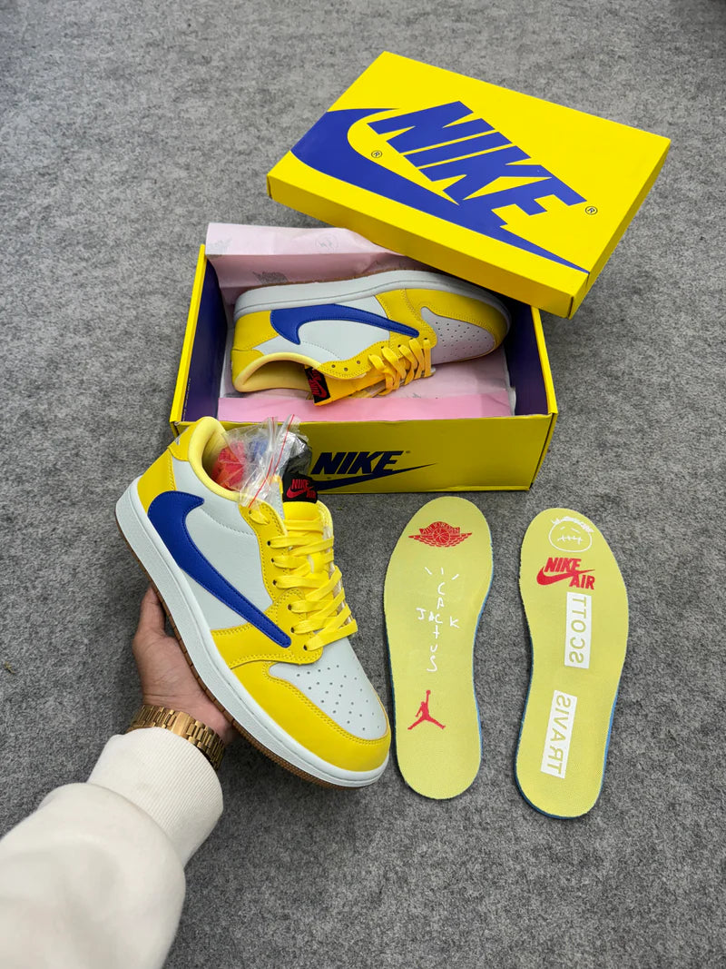 AJ 1 Low X Travis Scott 'Canary'