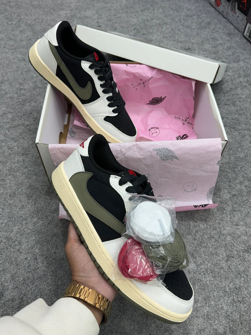 AJ 1 Low X Travis Scott 'Olive'