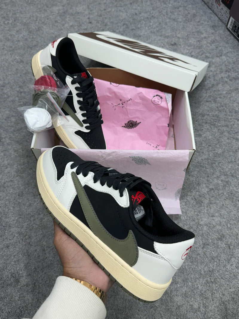 AJ 1 Low X Travis Scott 'Olive'