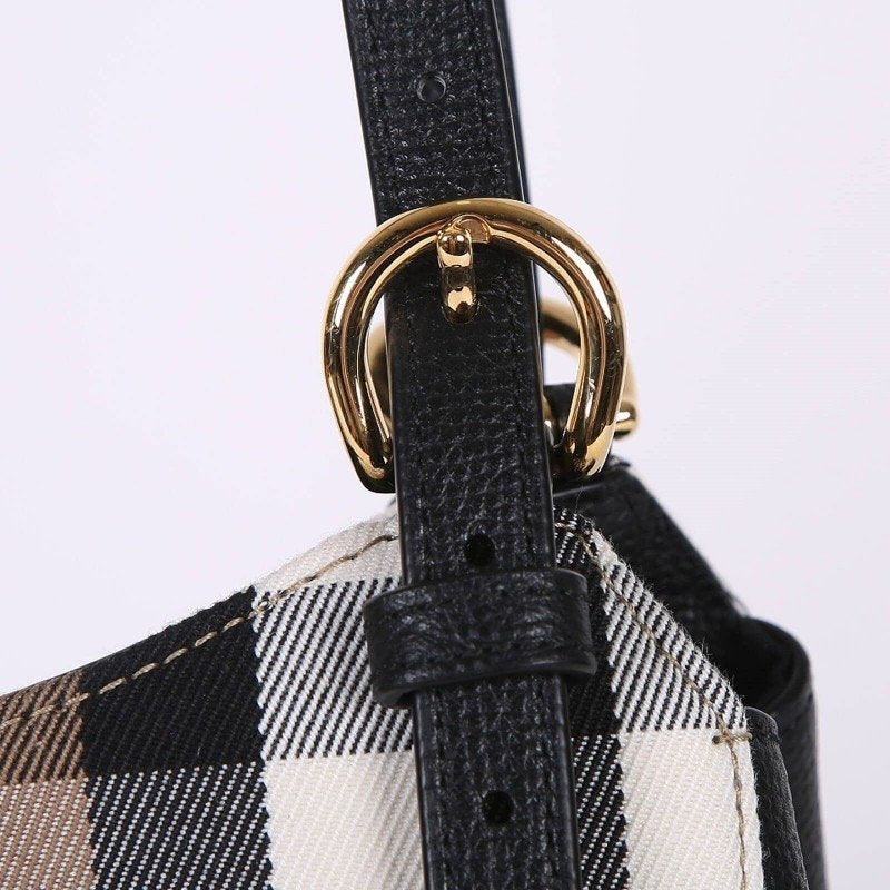 Buberry Canterbury Black Monogram Tote