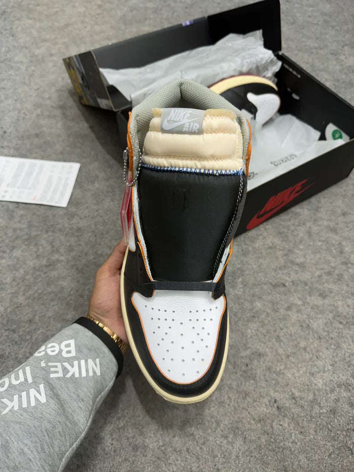 AJ 1 High 'Union Black Toe' (Top Batch & Acessories)