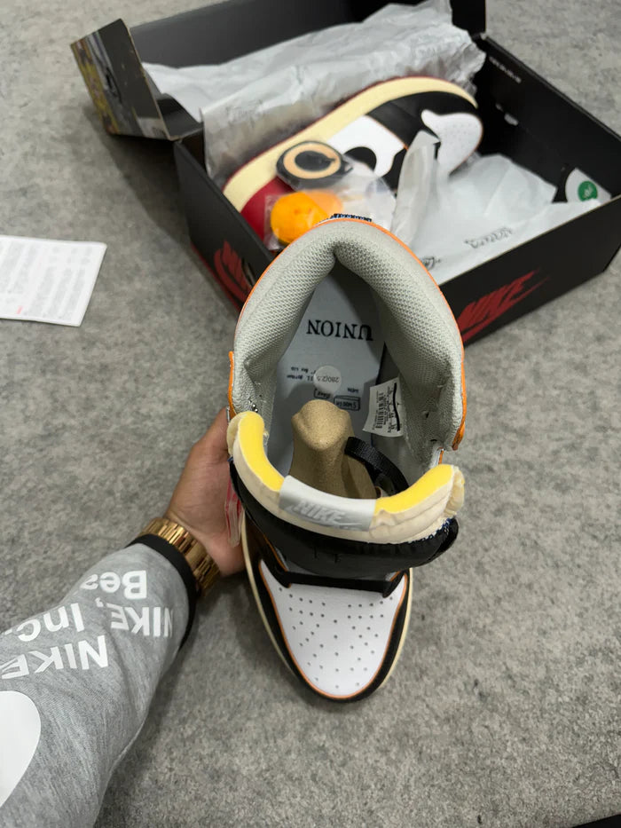 AJ 1 High 'Union Black Toe' (Top Batch & Acessories)