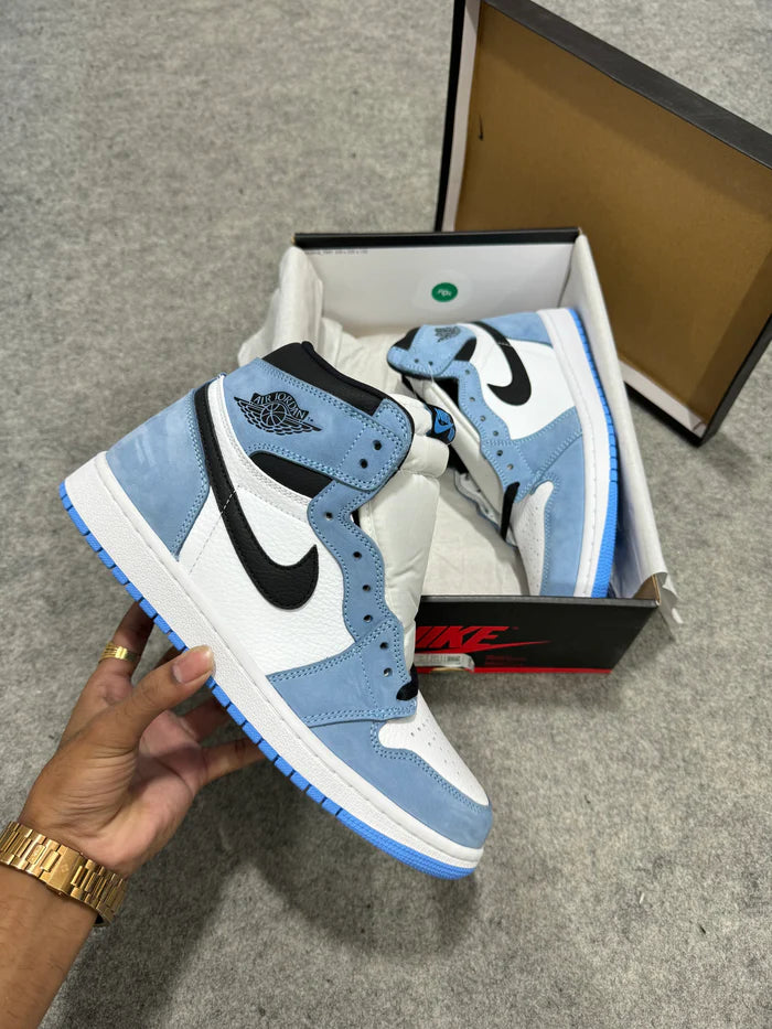 AJ 1 High 'University Blue' (Top Batch & Acessories)
