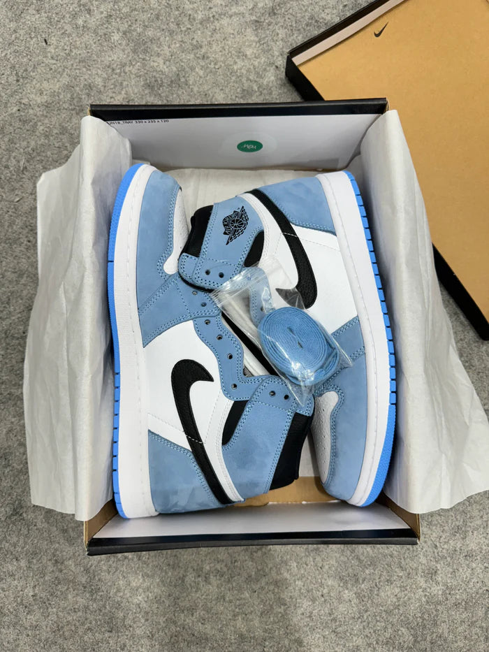 AJ 1 High 'University Blue' (Top Batch & Acessories)